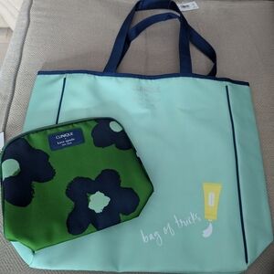 Kate Spade x Clinique Tote & Cosmetic Bag